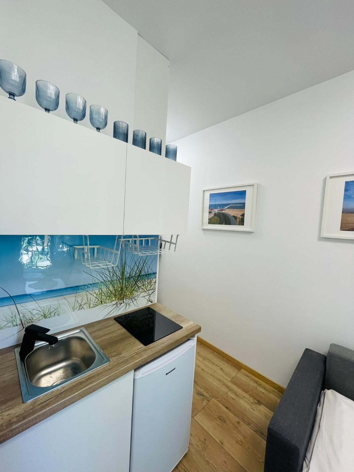 Appartamento Mini Chrobrego Przy Plazy Z Loggia Sopot Esterno foto